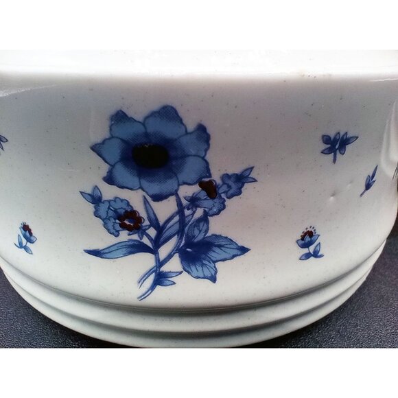 Casserole Dishes Versailles Stoneware Lids Set Floral Pattern Bake Serve Store - Picture 9 of 16